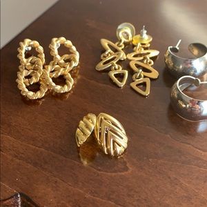 Vintage 1990s Earrings set of 4